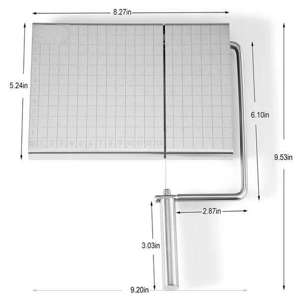 Cheese Slicer & Cheese Cutter Cheese Cutter for Block Cheese Metal Cheese Cutting Board Kitchen for Cheese Butter