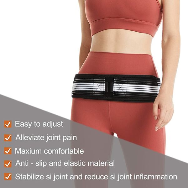 Si Joint Belt for Women and Men That Alleviate Sciatic, Pilling Resistant Pelvic Belt