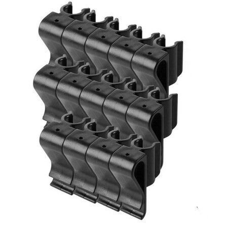 14 Pcs Plastic Golf Club Organizer Clip Putter Bag Holder Iron Driver Protector Set