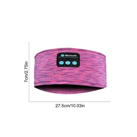 Music Bluetooth Sleeping Headband Eye Mask Headscarf Running Yoga Fitness Sleep Headphone Headscarf Headscarf Color Pink