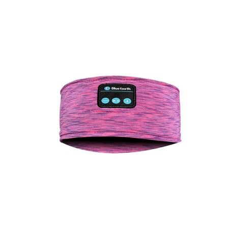 Music Bluetooth Sleeping Headband Eye Mask Headscarf Running Yoga Fitness Sleep Headphone Headscarf Headscarf Color Pink