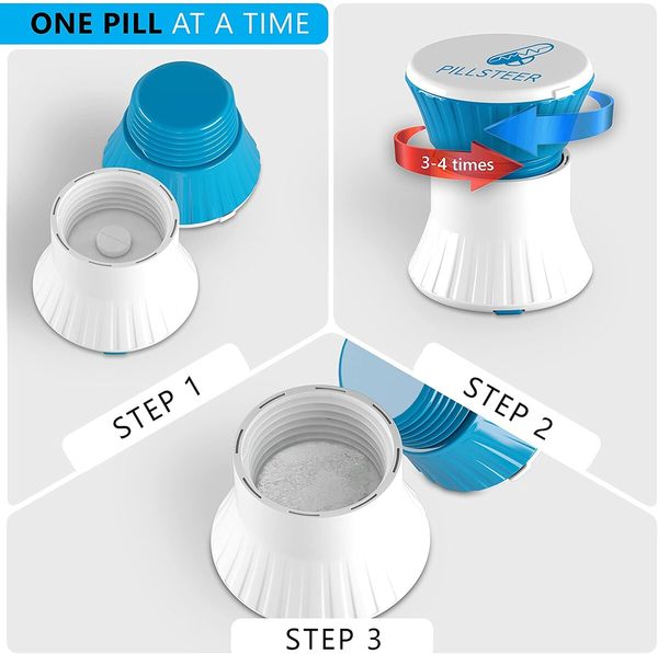 3 in 1 Pill Crusher Cutter Splitter Grinder, Pill Crusher Pulverizer