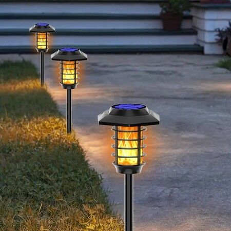 Solar LED Garden Lamp IP65 Waterproof Automatic Lighting 2 Pack