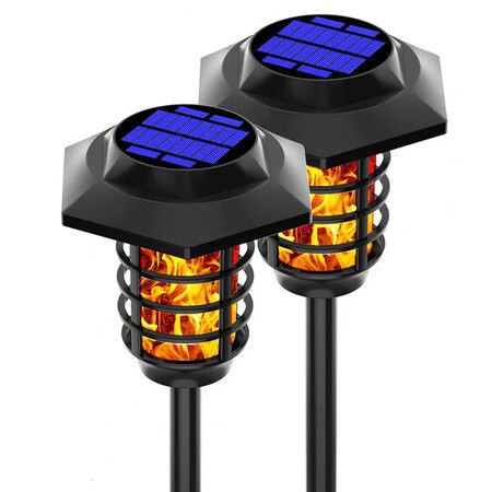 Solar LED Garden Lamp IP65 Waterproof Automatic Lighting 2 Pack