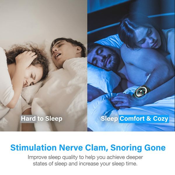 Anti Snoring Devices,Sleep Connection Anti-Snore Wristband,Provides The Effective Snoring Solution to Stop Snoring,Improve Nighttime Sleeping