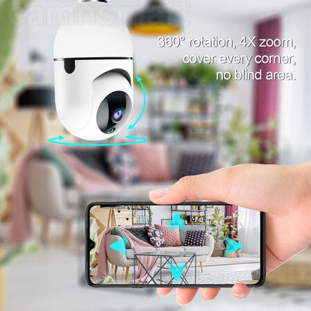 1080P HD WiFi Video Surveillance Camera 360 Securite Security Protection Latest Model for Indoor Smart Home Monitoring