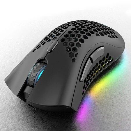 Wireless Mouse New Bluetooth RGB Led Lighting Laptop Mice Mause USB Rechargeable Optical for Desktop Computer