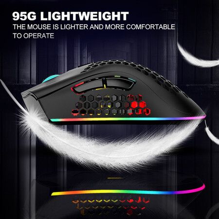 Wireless Mouse New Bluetooth RGB Led Lighting Laptop Mice Mause USB Rechargeable Optical for Desktop Computer