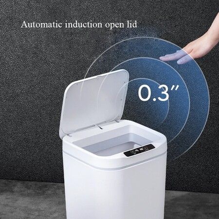 Smart Trash Cans Automatic Sensor Trash Bin For Bathroom Kitchen