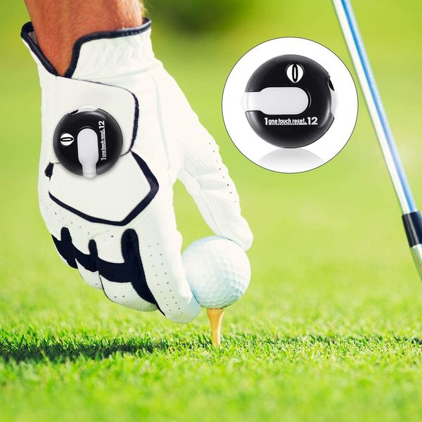 3 pcs Golf Score Counter Mini Golf Stroke Counter White