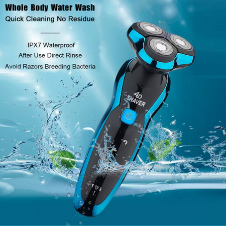 Electric Shaver Razor Wet/Dry Rechargeable Rotary Cordless USB Charging New