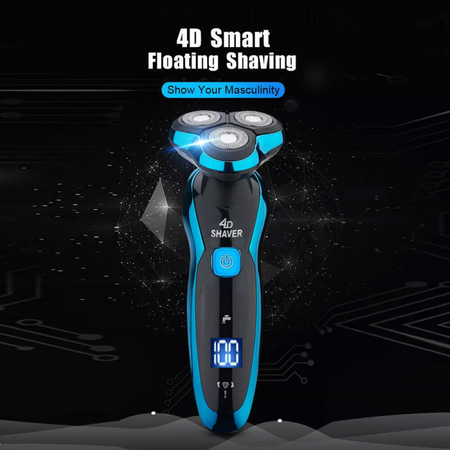 Electric Shaver Razor Wet/Dry Rechargeable Rotary Cordless USB Charging New