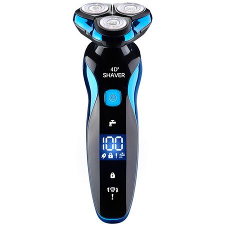 Electric Shaver Razor Wet/Dry Rechargeable Rotary Cordless USB Charging New