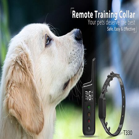 For Dog Powerful Electric Shock Column Electric Shock Collar Dog Vibration Electric Shock 300M Remote Control Training