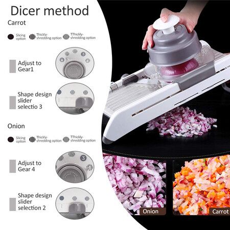 Stainless Steel Multifunctional Vegetable Slicer Slicer Potato Grater