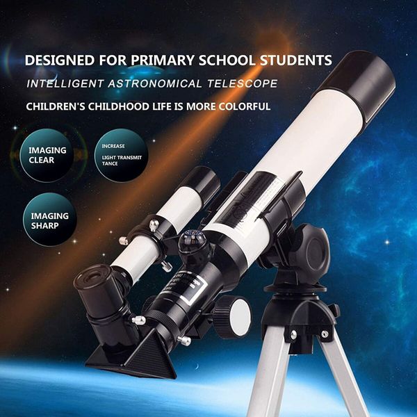 Astronomical Telescope for Kids,Professional Stargazing HD Refractor Telescope 400mm Focal Length,High Magnification Astronomical Telescope to Observe Deep Space Stargazing for Kids Beginners