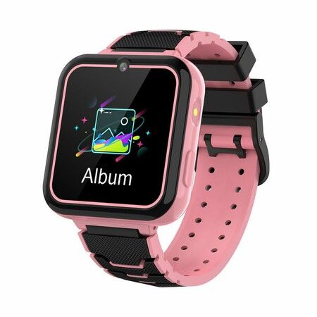 Kids Smart Watch Girls Phone Camera Selfie SOS Calling Smartwatch for Kids Waterproof IPX5 Games Touch Screen Alarm For 3-12 Years Old Boys and Girls