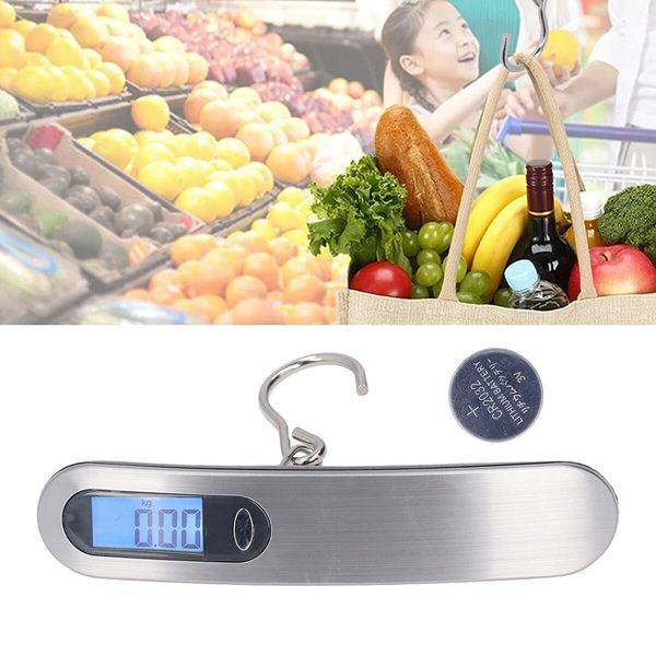 Portable Fishing Scale Multiple Weight Unit Electronic Hook Scale