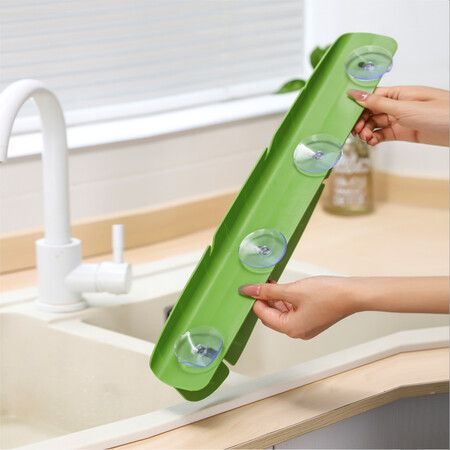 Leaf Shape Sink Splash Guard For Kitchen Bathroom Toilet Anti-water Board