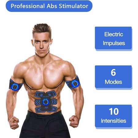 Rechargeable Ultimate Stimulator for Men and Women, Abdominal Workout, Abdominal Power, Abdominal Muscle Training, Portable Workout Equipment(1 Pack)