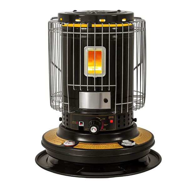 2in1 Kerosene Heater Stove Indoor Portable Outdoor Radiant Space Kerosine Oil Burner Anti Tipping Auto Ignition 22300BTU