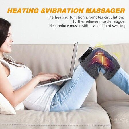 Heated Knee Massager Knee Pain Relief, 3 In 1 Heated Knee Elbow Shoulder