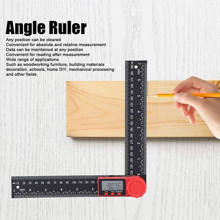 Digital Ruler, Wacent Digital Ruler Electronic Digital Angle Ruler