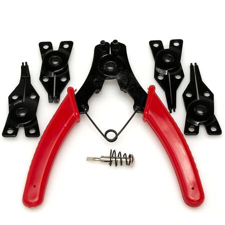 4 in 1 Snap Ring Pliers Set for Removal of Retaining Clip Circlip Snap Rings