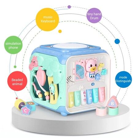 Early Education Musical Activity Cube Toy Activity Centre Toy