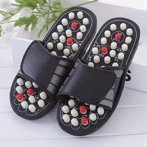 Acupoint Rotating Foot Massage Shoes Slippers Therapy Medical Unisex-Size 42-43