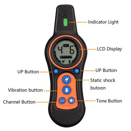 Dog Training Artifact Remote Control Electric Ring To Prevent Dog Barking Shock Collar