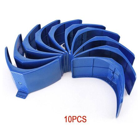 10pcs Pigeon Stand Dove Rest Stand Pigeon Perch Roost Frame Grill Dwelling (Blue)