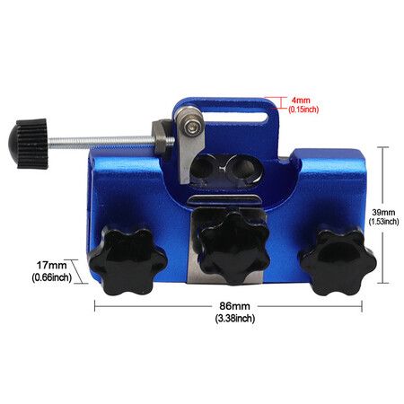 Chainsaw Sharpener Manual Mini Chainsaw Sharpening Jig Set Blue