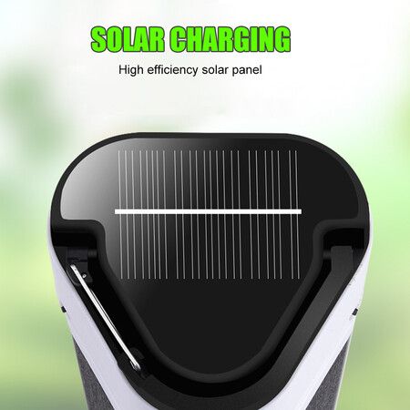 Solar Camp Light Bulb Foldable Camping Hiking Emergency 60 LED Lantern Light Bulb LED Rechargeable Three-leaf Emergency Ligh