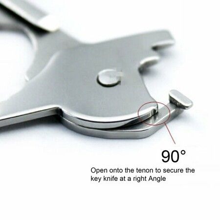 Practical Rust-proof Keychain Reliable Stainless Steel Keychain Plier for Home