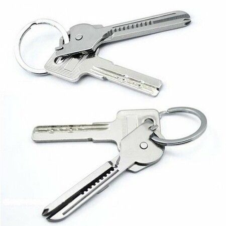 Practical Rust-proof Keychain Reliable Stainless Steel Keychain Plier for Home