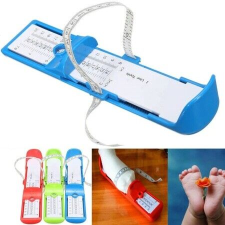 Kids Foot Measurer,Toddler Foot Measure Gauge,Children Shoes Size Measuring Ruler Device for Shoe Fitting Green