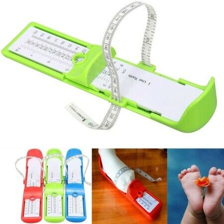 Kids Foot Measurer,Toddler Foot Measure Gauge,Children Shoes Size Measuring Ruler Device for Shoe Fitting Green