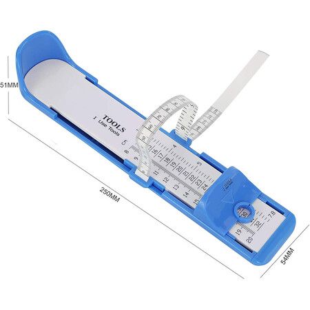 Kids Foot Measurer,Toddler Foot Measure Gauge,Children Shoes Size Measuring Ruler Device for Shoe Fitting Blue