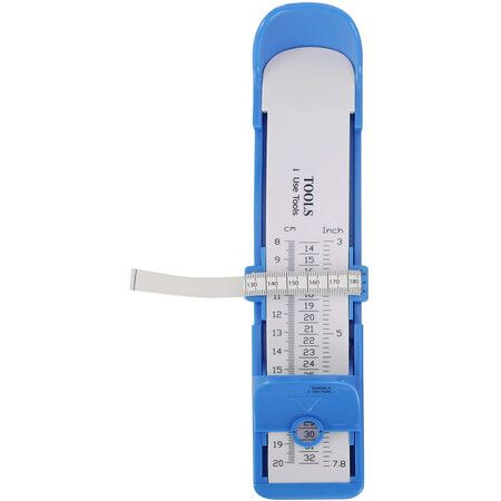 Kids Foot Measurer,Toddler Foot Measure Gauge,Children Shoes Size Measuring Ruler Device for Shoe Fitting Blue