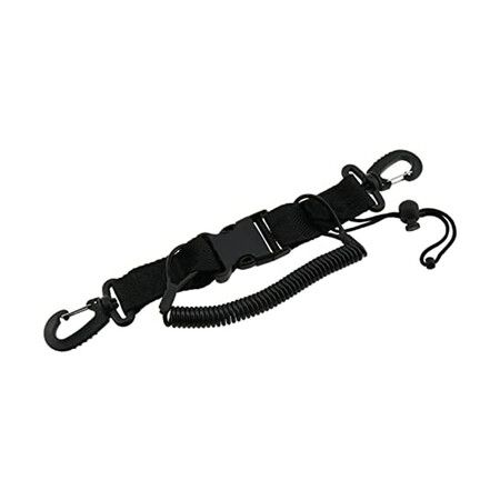 Scuba Diving Camera Anti-Lost Lanyard Strap Loss Coil Rope Proof Spring with Clips