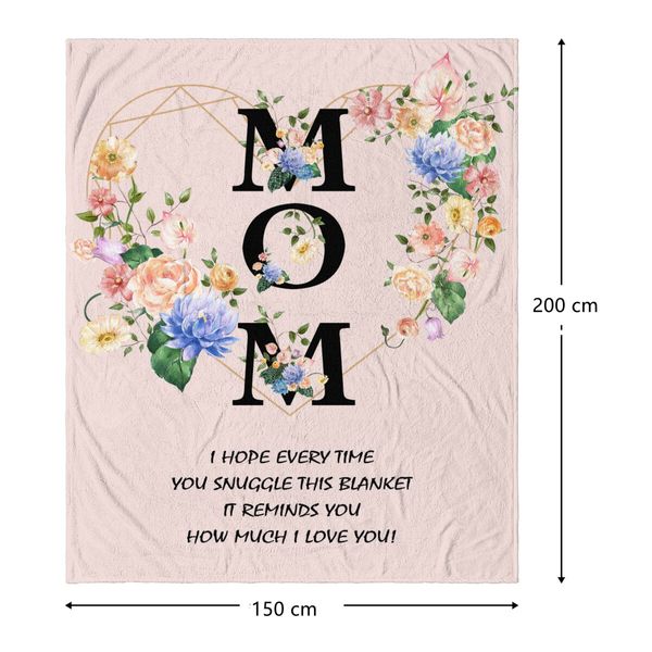 Gifts for Throw Blanket Unique Mom Gift for Mom Who Have Everything Mother's Day-150*200 CM