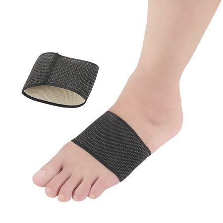 Arch Support Brace for Plantar Fasciitis Relief, Compression Padded Support Sleeves, Foot Pain Relief for Fallen Arches, Flat Feet, Heel Fatigue Problems(S Size 35-40)