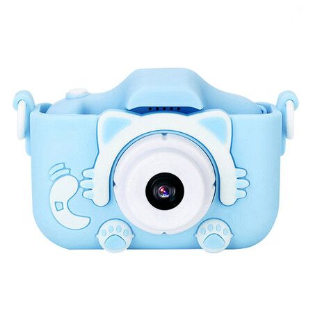 Kids Camera 1080P HD Digital Video Cameras with 32GB SD Card Mini Rechargeable Toddler Toys Camera for 3-12 Years Girls Best Gifts for Kids (Blue)