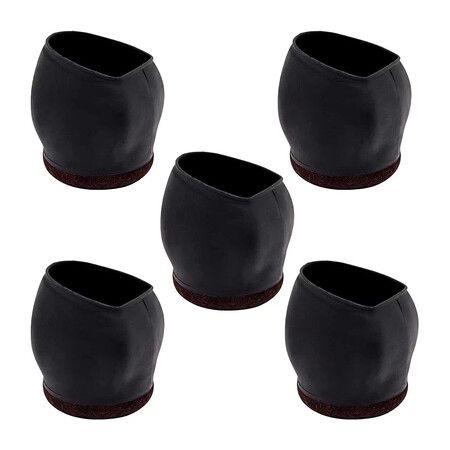 Office Furniture Casters Cups, Chair Leg Floor Protectors from Scratches and Noise (5 Pcs)