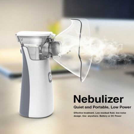Portable Mesh Handheld Nebulizer Silent Atomiser for Kids Adults Respiratory Therapy Inhaler Machine