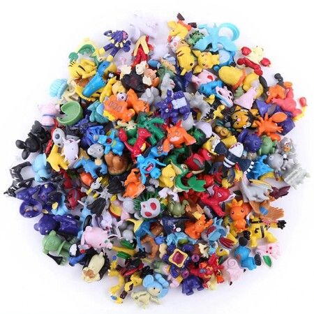 144Pcs/Set Pokemon Anime Figure with Storage Bag for Children Toys Gifts