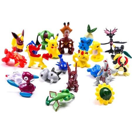 144Pcs/Set Pokemon Anime Figure with Storage Bag for Children Toys Gifts