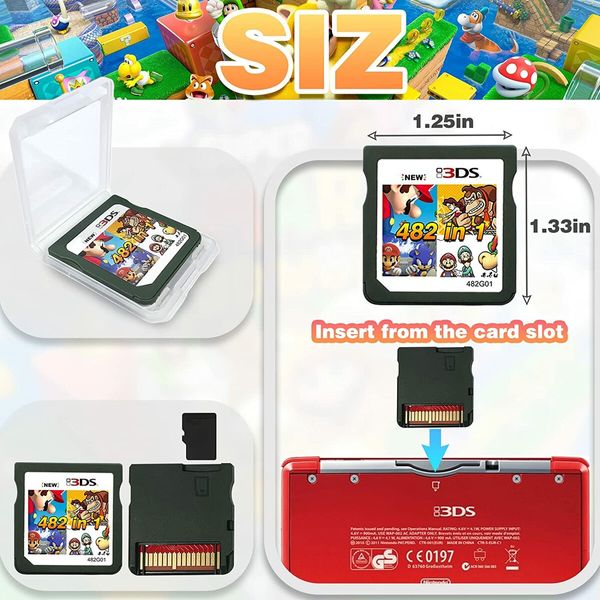 Nds Game 3ds Game 482 In Game Cartridge In Nintendo Ds Game