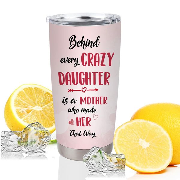 Mothers Day Gifts, To My Mom?Birthday Gifts for Mom , 20 oz Stainless Steel Tumbler for Mom, Christmas Gifts for Mom from Daughter Son